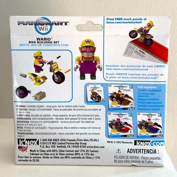 K’NEX MarioKart Wii Warrior Bike Building Set - Picture 3 of 4